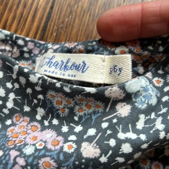 harbour Clothing Pocket Front Dress in Liberty Floral Size 5/6y